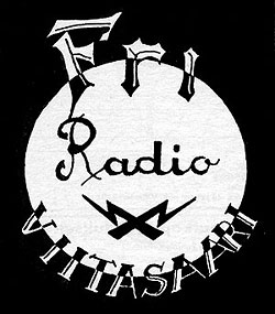 Free Radio logo Sisävesipäivät-lehdessä 1974